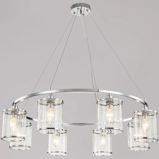 IL1182-8P-79 CR Подвесная люстра ILLUMICO IL1182-8P-79 CR (220V, на тросе)