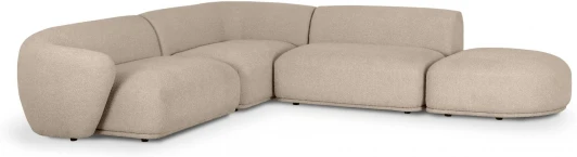 855359 Диван Fabro ОГОГО (арт.855359), (Ткань,Букле/Бежевый)