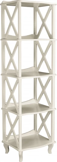 008566 Этажерка-стеллаж Джульетта 4 уровня, дуб шампань Л Mebelik арт.008566