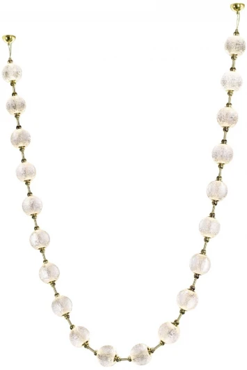 5008/80L Подвесной светильник Odeon Light Crystal 5008/80L золотой/прозрачный/металл/акрил LED 80W (220V, шарики, бусы)