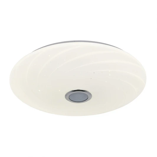 ULI-D291 72W/SW+RGB/50 MERCURY Светильник светодиодный накладной, диммируемый, с ПДУ, Встроенная Bluetooth колонка, RGB Uniel ULI-D291 72W/SW+RGB/50 MERCURY