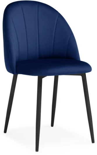 542624 Стул Notta на металлокаркасе Логан синий / черный 542624
