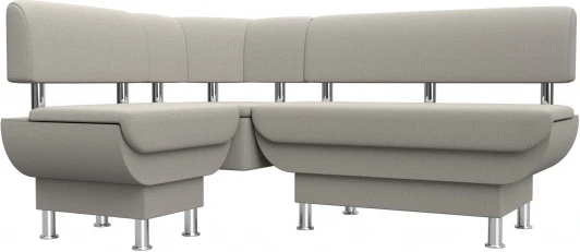 123963L Диван кухонный угловой Альфа левый угол Лига Диванов (Рогожка) арт.123963L