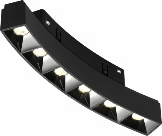 4822-033-L188-D600-6W-110DG-3000K-BK Трековый Светильник магнитный радиусный 48V iLedex Vision48/22 4822-033-L188-D600-6W-110DG-3000K-BK