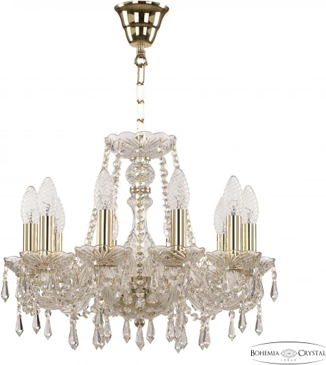 104/10/141 G Подвесная люстра Bohemia 104 104/10/141 G (220V, подвески, на цепи, подсвечник, свеча)