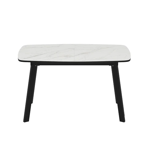 102073 Стол Валенсия Greys white, Чёрный Аврора Валенсия 102073