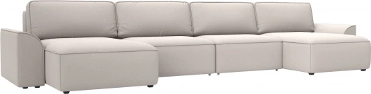 128363 Диван п-образный Лига-048 НПБ лонг Лига Диванов (Замша) арт.128363