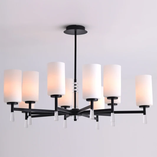 IL2218-10PLS-24 HIGHBALL Подвесная люстра на штанге ILLUMICO IL2218-10PLS-24 HIGHBALL