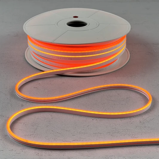 FR-23520 Односторонний Гибкий Неон 8х16мм Оранжевый 12В, IP65 Laitcom FR-23520