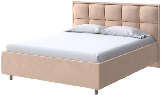 2019241 PROxSON Кровать Chessy без основания (Ткань: Велюр Casa Бежевый) 200x190