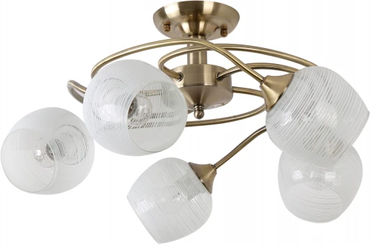 1178/5P Люстра потолочная на штанге Olivia 1178/5P E27*60W Antique brass