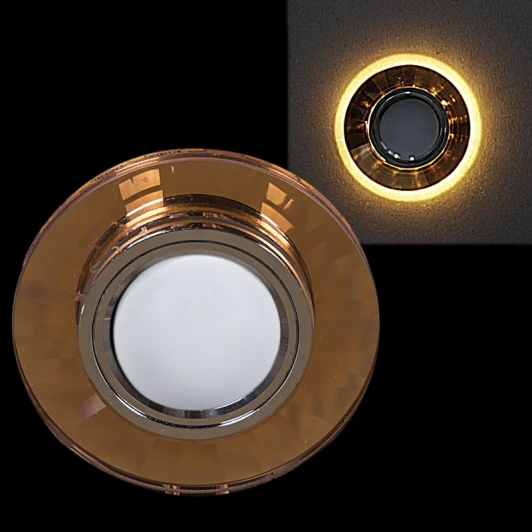 16312-9.0-001LF MR16+LED3W TEA Встраиваемый точечный светильник Reluce 16312-9.0-001LF MR16+LED3W TEA (220V, круглые)