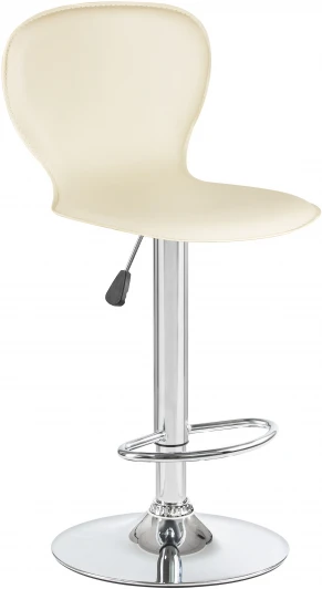 2640-LM ELISA,  цвет сиденья кремовый, цвет основания хром Стул барный ELISA (кремовый)