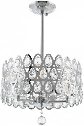 371019/5/300/390 CR Потолочная люстра хрустальная на штанге Arte Milano Sorrento-1019 371019/5/300/390 CR (220V)