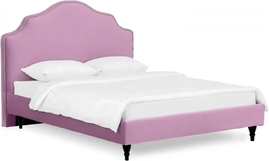652471 Кровать Queen II Victoria L 1600 ОГОГО (арт.652471), (Ткань/Сиреневый)