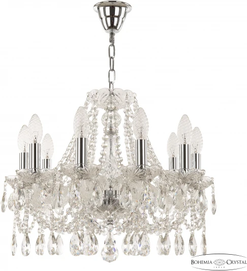 107/10/165 Ni Подвесная люстра Bohemia 107 107/10/165 Ni (220V, подвески, на цепи, подсвечник, свеча)