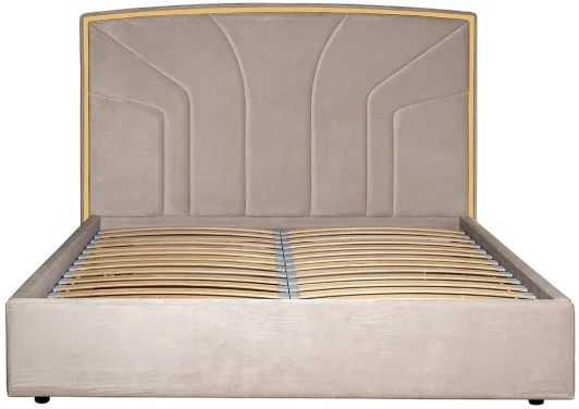 102AN-KRO-3180-SER Кровать Garda Decor 102AN-KRO-3180-SER (Черный/Серый)