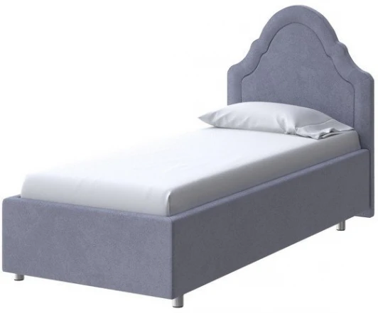 2019721 PROxSON Кровать Эльза (Ткань: Велюр Casa Благородный серый) 90x200