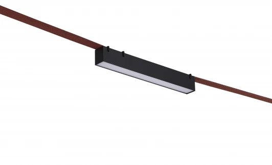 DL18968R12W1B Трековый светильник ременной светодиодный Donolux Line DL18968R12W1B 12Вт, 48V черный