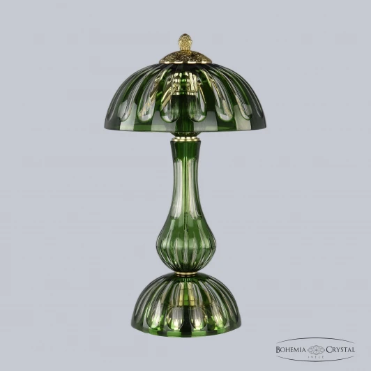 1370L/3/25 G Clear-Green/H-1H Интерьерная настольная лампа Bohemia 1370 1370L/3/25 G Clear-Green/H-1H