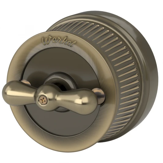 W5720012 Выключатель на 4 положения двухклавишный (бронзовый) Ретро Werkel W5720012 (a050767)