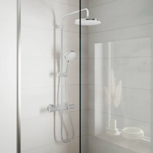 26276000 Душевая стойка Hansgrohe Vernis Blend 26276000 Showerpipe 200 1jet с термостатом, хром