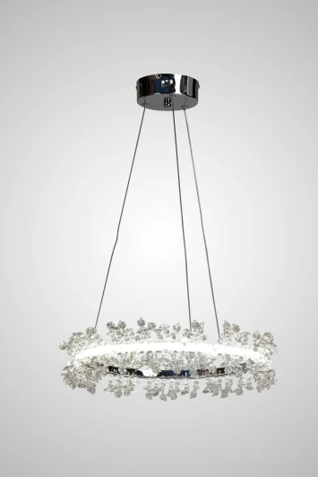 AM455 L400 CH Подвесной светильник светодиодный AM Group AM455 L400 CH (220V, на проводе, кольцо)