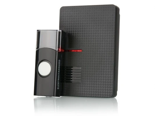 DBQ02M WL клетка Звонок дверной беспроводной Elektrostandard, черный, 36 мелодий, IP44, 433MHz