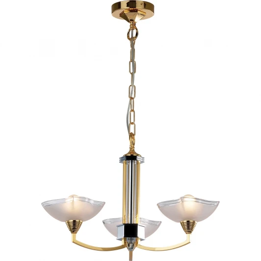 199-03-32 gold + chrome Подвесная люстра N-Light 199 199-03-32 gold + chrome