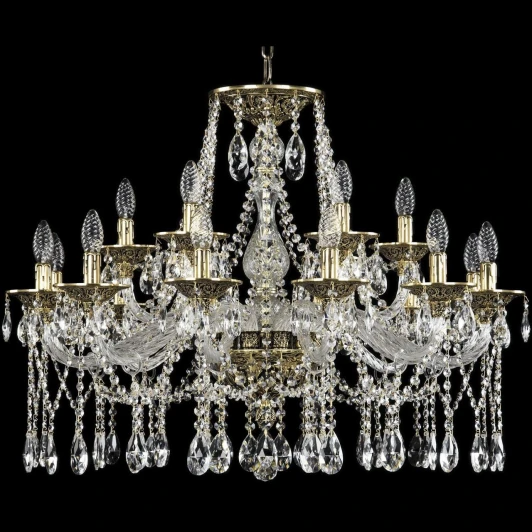 16113/12+6/300 GB Подвесная люстра Bohemia Ivele Crystal 16113/12+6/300 GB