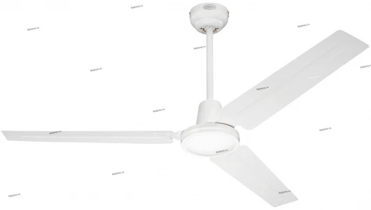 72268WES Вентилятор потолочный с настенным регулятором Westinghouse Industrial, 3 лопасти, белый