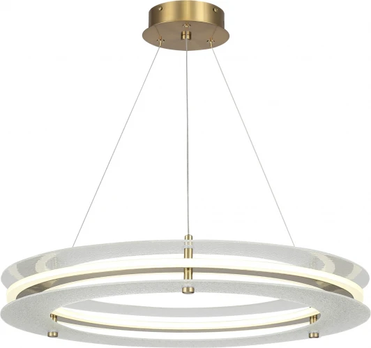 SL6245.203.01 Подвесной светильник ST Luce Fagy SL6245.203.01 золотистый/Прозрачный LED 1*40W 4000K (220V, на тросе, круглые)