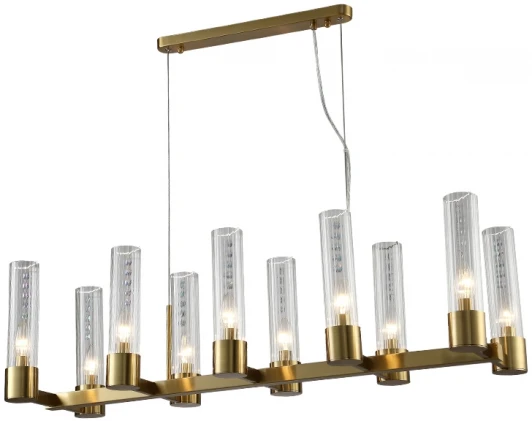 OTONO SP10 L980 BRASS/TRANSPARENTE Подвесная люстра OTONO SP10 L980 BRASS/TRANSPARENTE Crystal Lux