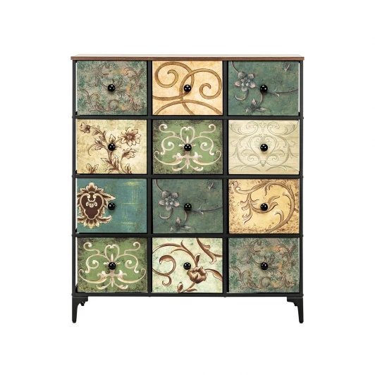 2500000225598 Комод Leset Лунет 12 ящ.