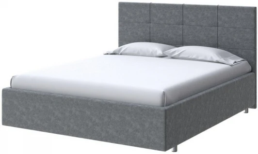 2014363 PROxSON Кровать Neo (Ткань: Велюр Gratta 4 Серый космос) 160x200
