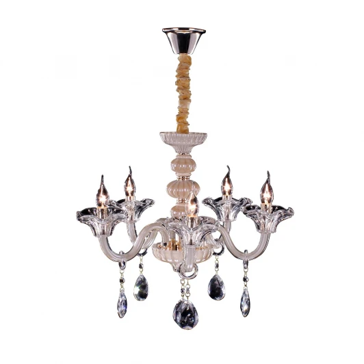 CL351151 Подвесная люстра Citilux Ирида CL351151 (220V, хрусталь, на цепи, подсвечник, свеча)
