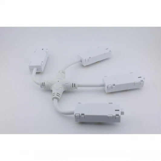 APL.0280.10.05 Трековый коннектор питания Х-образный Aployt Magnetic track 220 APL.0280.10.05