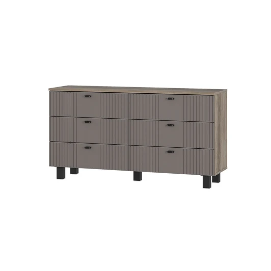 00-00186639 Комод БТС Олива КМ-04, Дуб каньон, Муссон софт