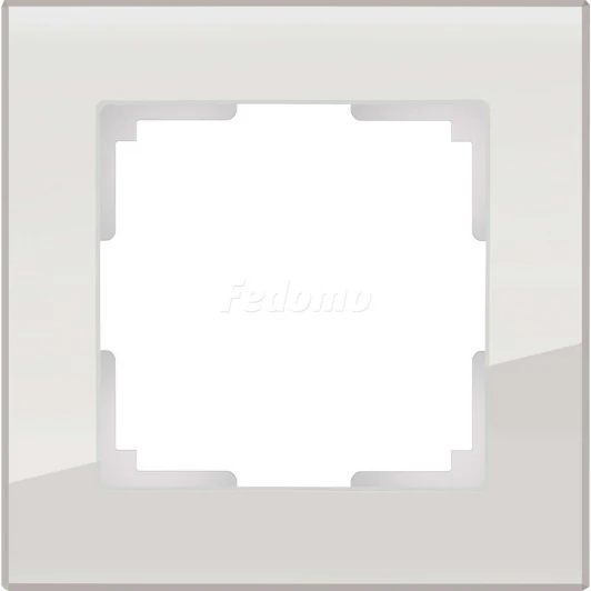 WL01-Frame-01 Рамка на 1 пост Werkel Favorit, дымчатый