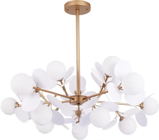 A1369SP-15SG Потолочная люстра на штанге Arte Lamp Peacock A1369SP-15SG (220V, шарики)