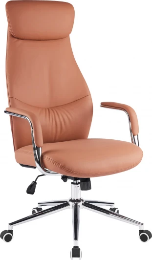 EP Bell PU Brown Кресло руководителя Everprof Bell Экокожа Коричневый