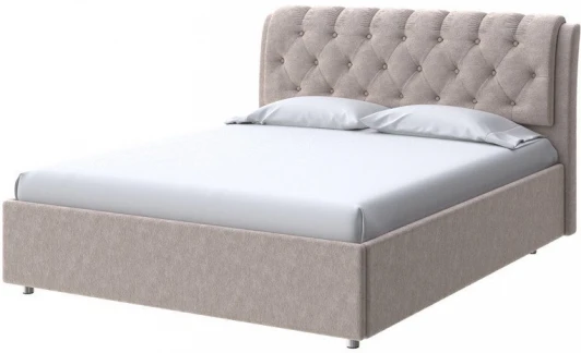 2014791 PROxSON Кровать Chester (Ткань: Велюр Gratta 2 Латте) 140x200