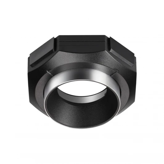 371056 Светильник встраиваемый в натяжной потолок Novotech Vario 371056 черный IP20 GU10 max.12W 220V