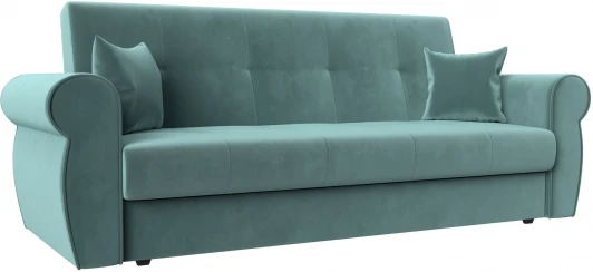 118335 Диван-книжка Лига-019 (Бирюзовый/Велюр) Лига Диванов арт.118335