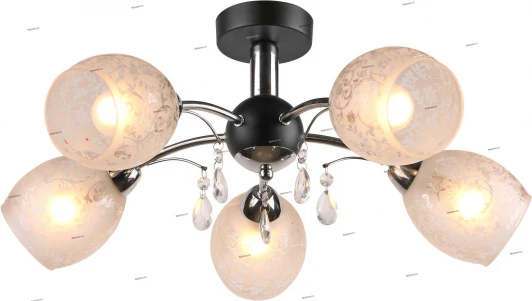 843/5PF-Blackchrome IDLamp Agnes 843/5PF-Blackchrome