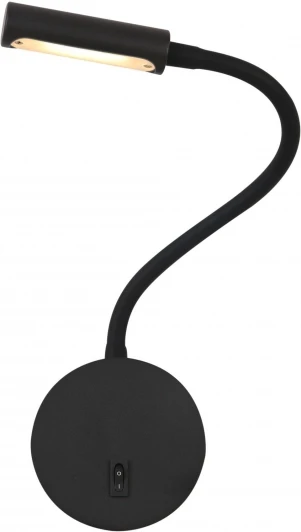 C035WL-L3B3K Настенный светильник на гибкой ножке (бра для чтения) Stem 3000К 3Вт IP 20 LED Maytoni Technical C035WL-L3B3K (220V, выключатель)