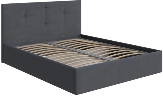 2028883 PROxSON Кровать Mono с бельевым ящиком (Ткань: Рогожка Тетра Графит) 90x200