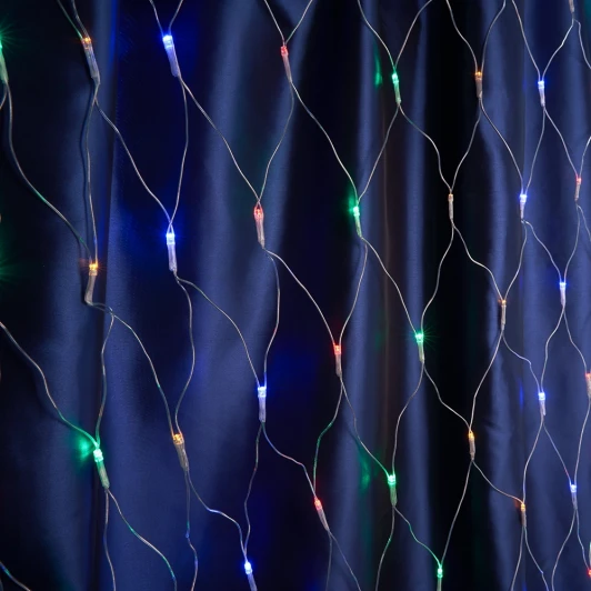 48175 Светодиодная гирлянда Feron 48175 CL31 сеть 3х2,7м + 3м мультиколор c питанием от сети, прозрачный шнур