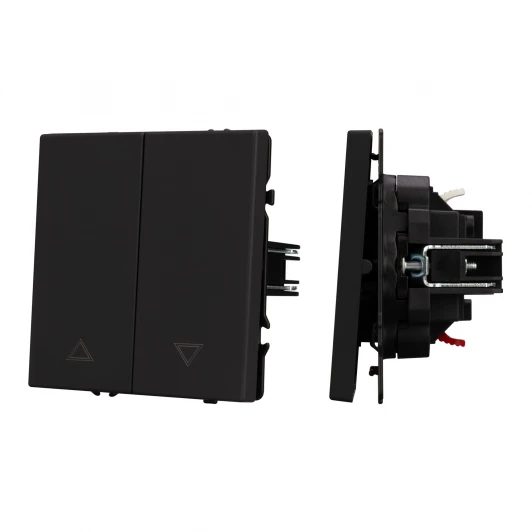 054273 Механизм выключателя управления шторами SWT-NOBE-MKR2-SFPL-BK (230V, 10A) (Arlight) 054273