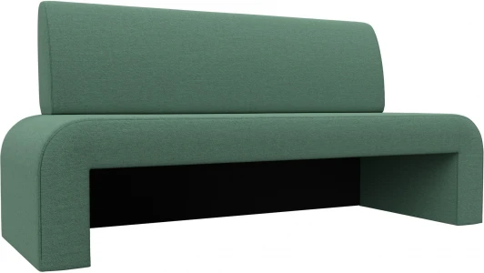 126076 Диван кухонный прямой Кармен (Зеленый/Рогожка) Лига Диванов арт.126076